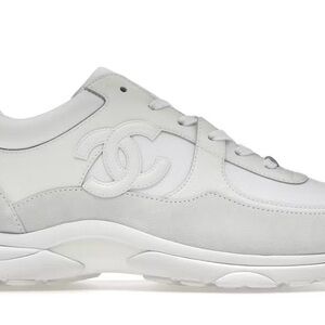 CHANEL White Women's Sneakers
